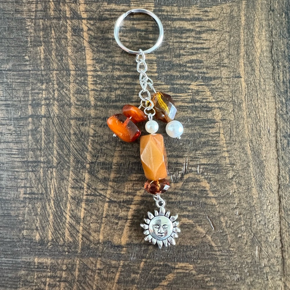 Sun Charm Keychain - NWOT